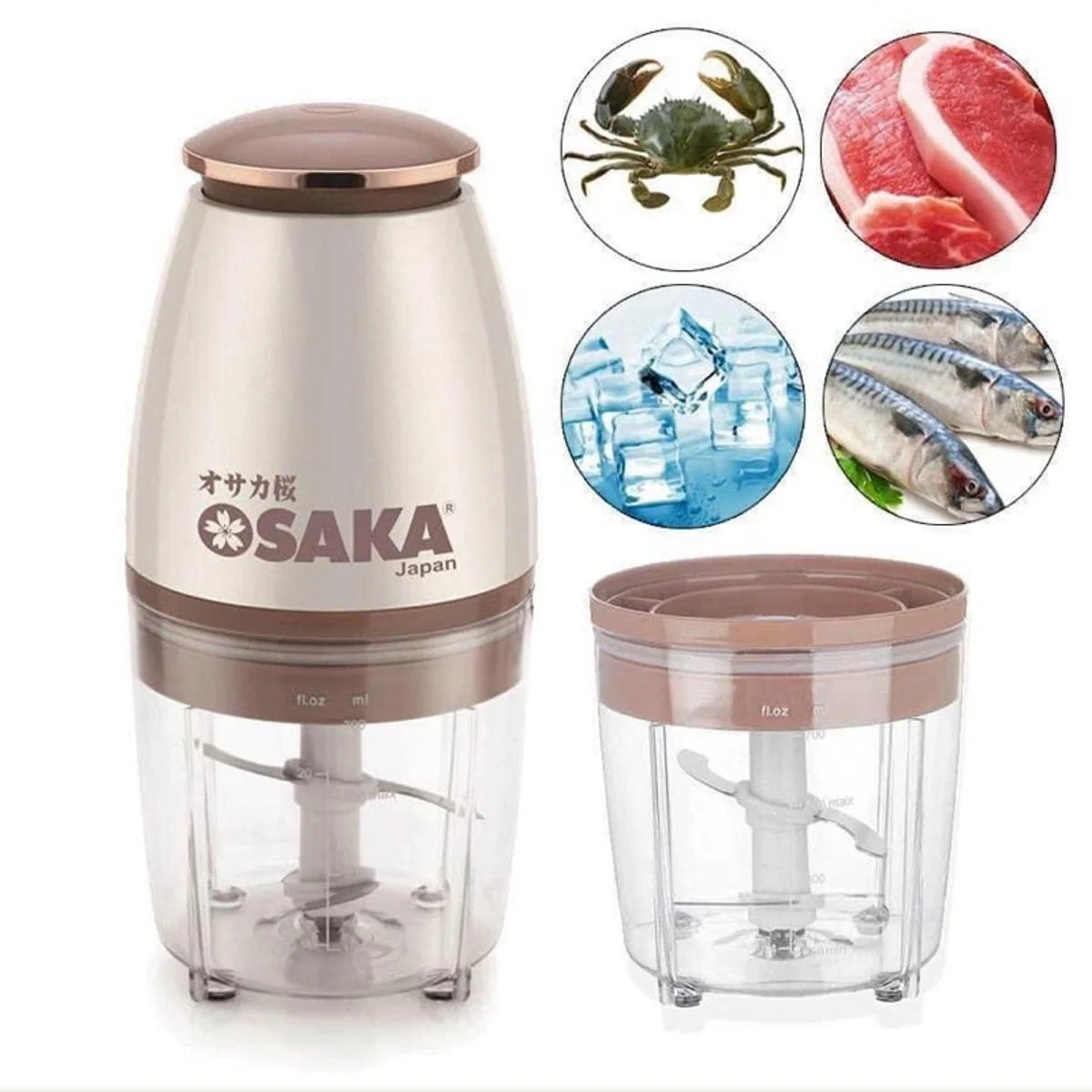 OSAKA Multi-Purpose Blender Japan Meat Grinder - 750ml Grinder