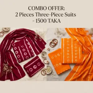 Batik three piece - 2 pis Combo