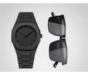 Arabic watch & double poly Sunglass Combo