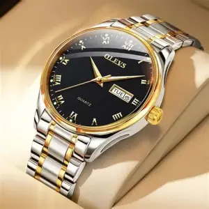 Olives watch Luxury mans - black and white