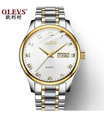 Olives watch Luxury mans- white