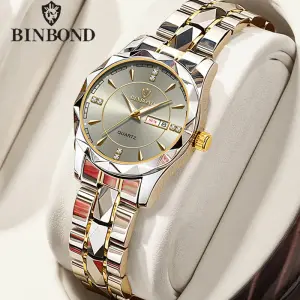 Bindbond Watch Luxury womans - White