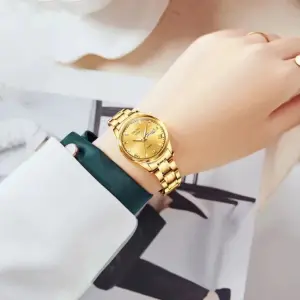 Bindbond Watch Luxury womans - Golden