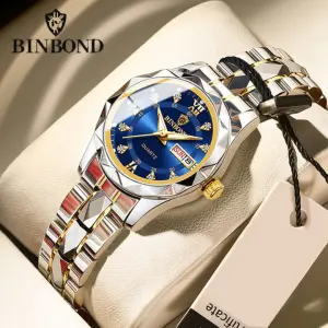 Bindbond Watch Luxury womans - Blue
