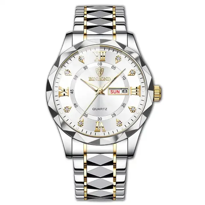 Bindbond Watch Luxury Mans - White