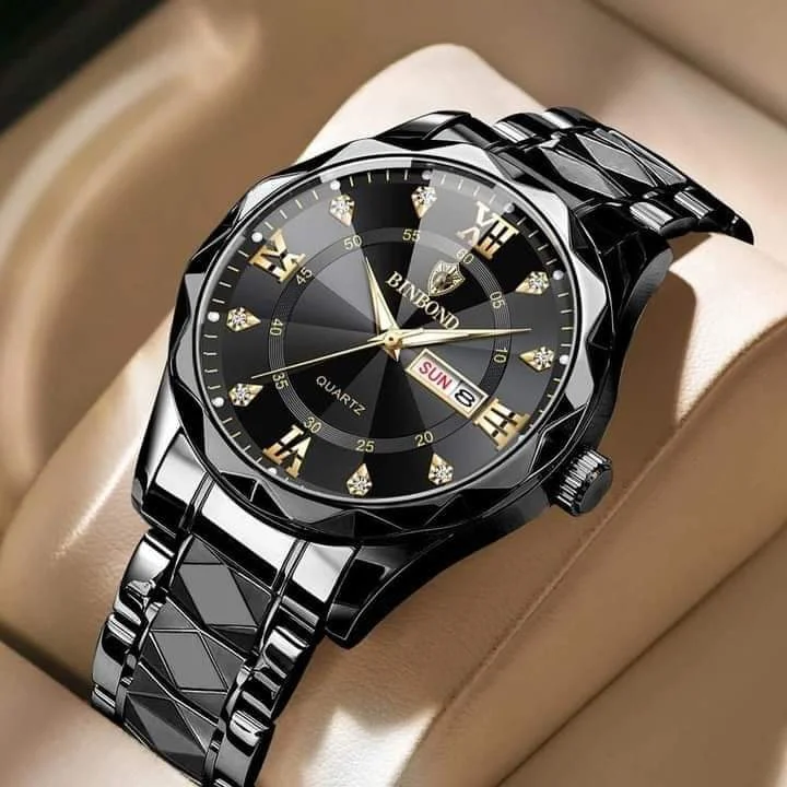 Bindbond Watch Luxury Mans - Black